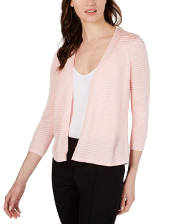 Alfani Petite Short Ottoman Open Front Cardigan