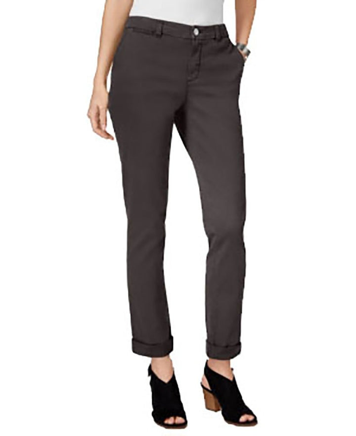 Style & Co Petite Chino Boyfriend Pants