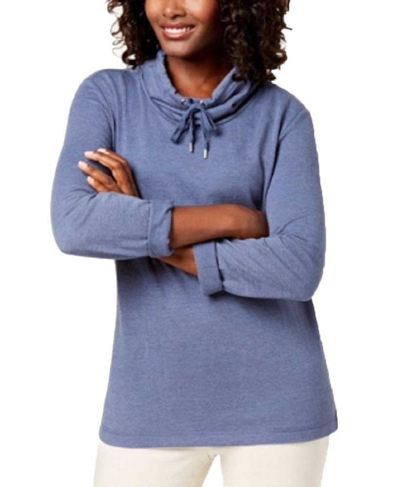 Karen Scott Adjustable Funnelneck Top