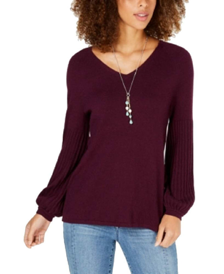 Style & Co Bishop Sleeve Tunic Sweater