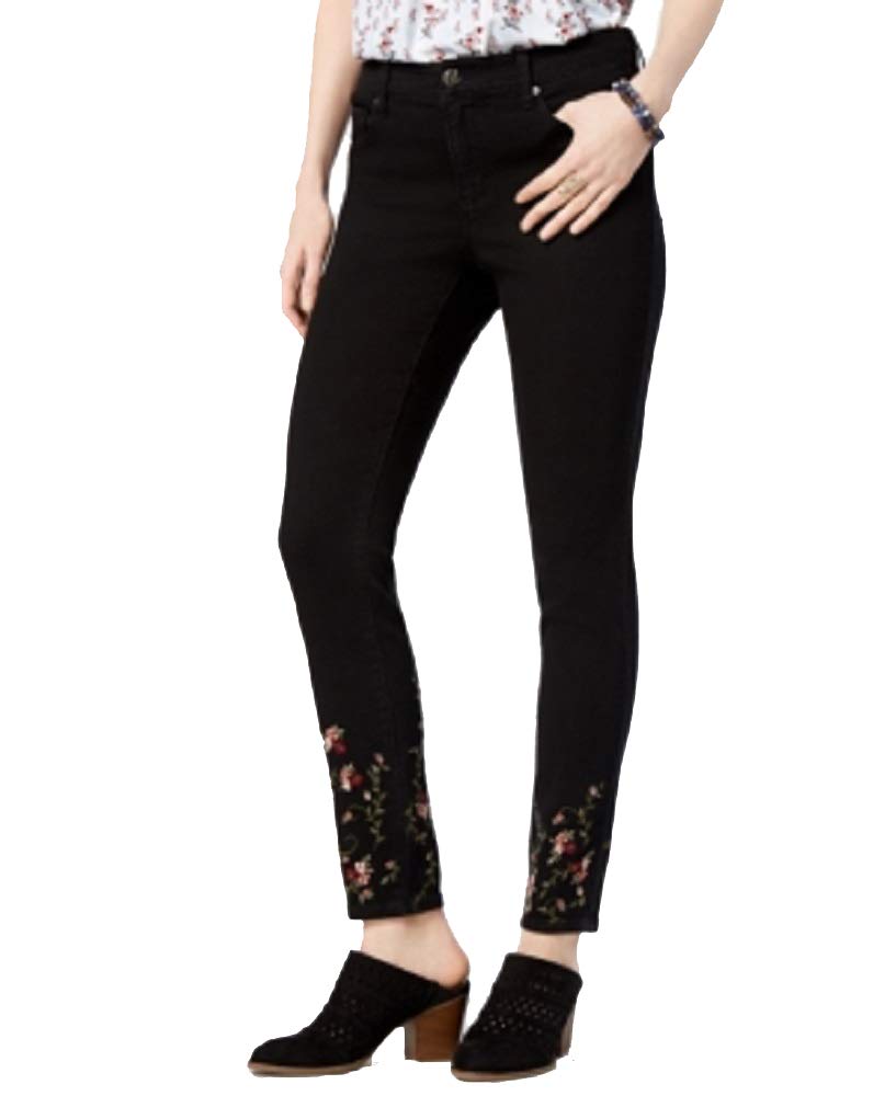 Style & Co Embroidered Skinny Jeans