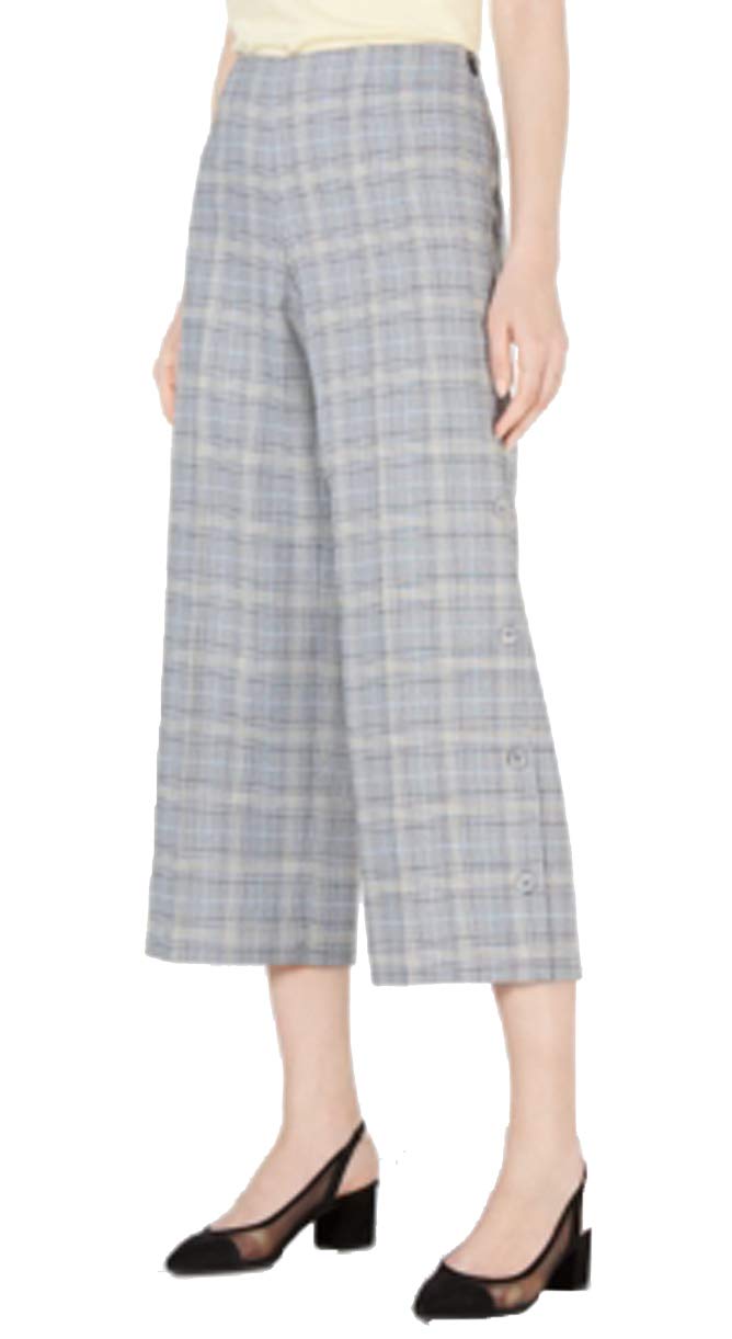 Bar III Plaid Wide Leg Pants