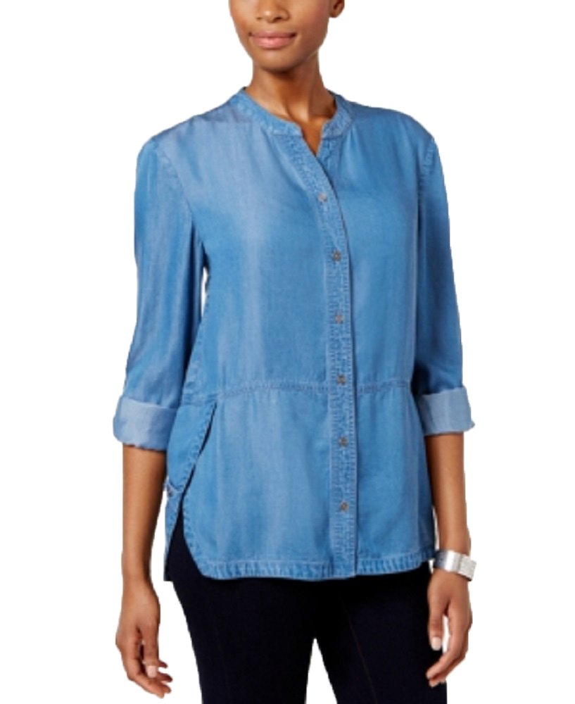 Style & Co Petite Denim Shirt