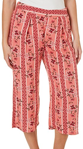 Be Bop Juniors Printed Wide Leg Capri Pants