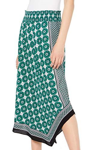 Printed Asymmetrical Skirt