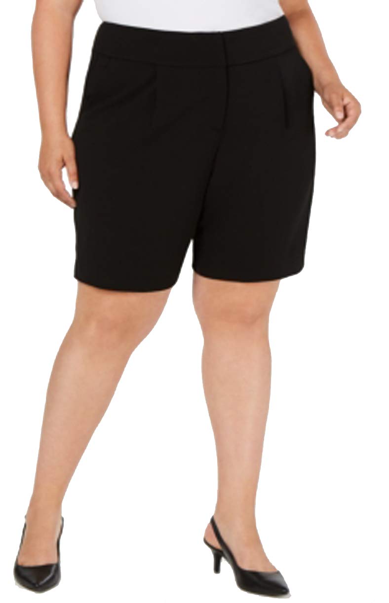 Alfani Plus Size Wide Waistband Shorts
