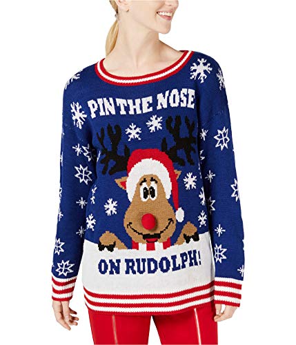 Ultra Flirt By Ikeddi Juniors Rudolph Reindeer Sweater