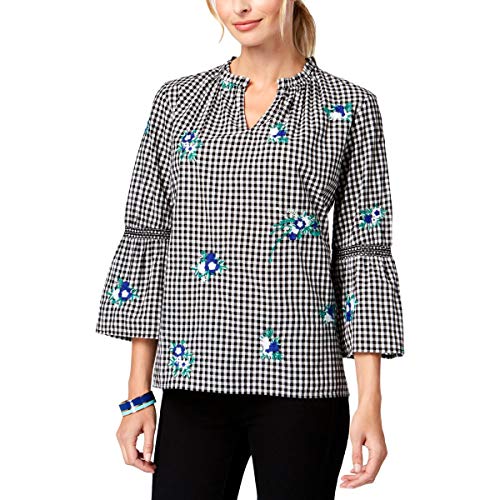 Charter Club Cotton Embroidered Top