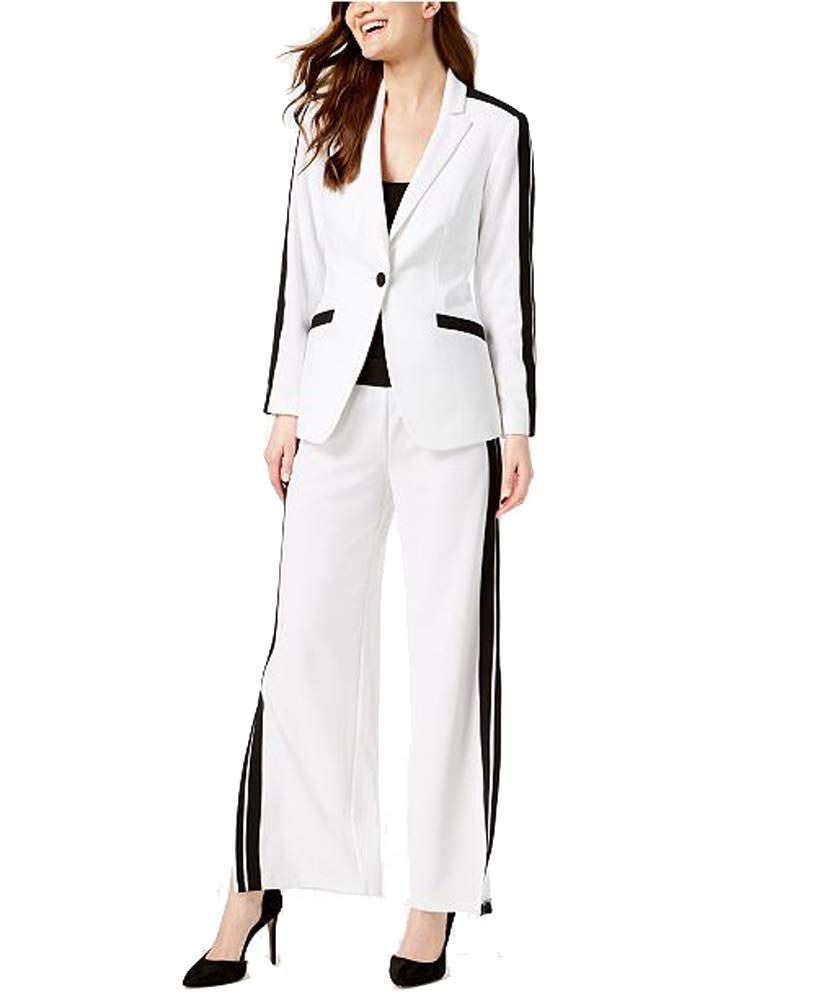 I.N.C. Striped Split-Leg Pants