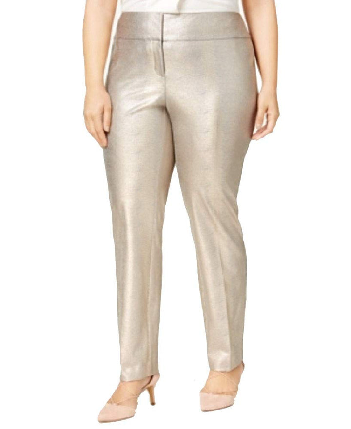 Alfani Plus Size Metallic Pants