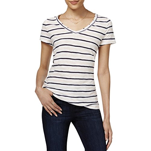 Maison Jules Cotton Striped Top
