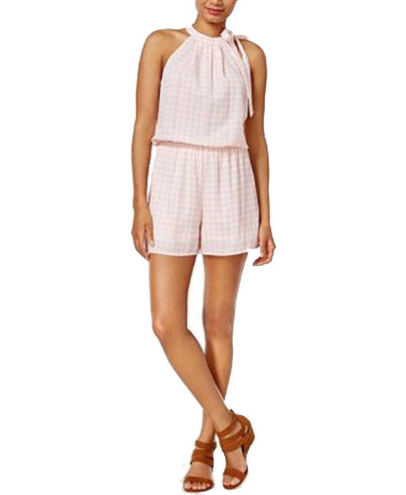 Maison Jules Printed Tie Neck Romper