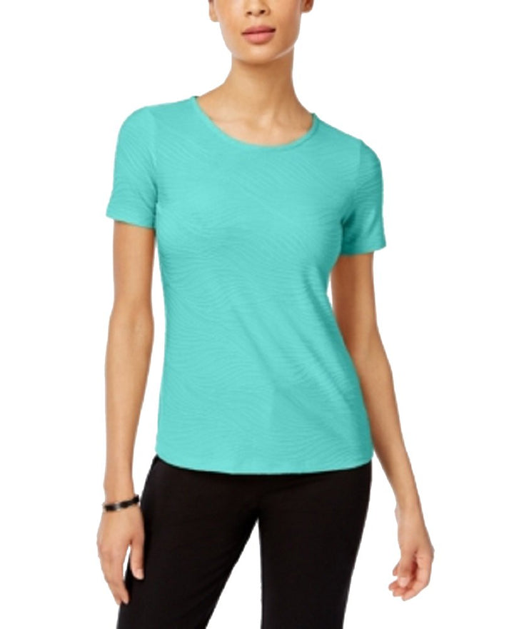 JM Collection Jacquard T-Shirt