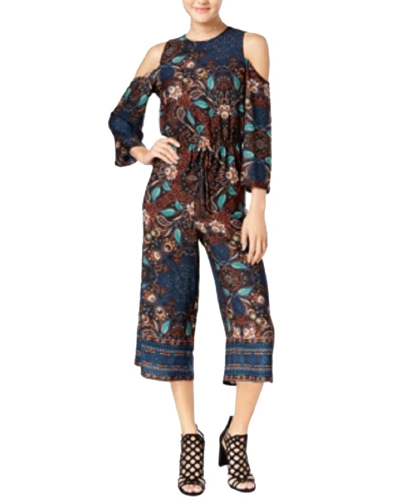 Be Bop Juniors Cold Shoulder Gaucho Jumpsuit