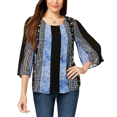 Style & Co Mixed Print Top