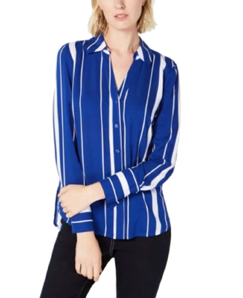 Striped Button Front Shirt