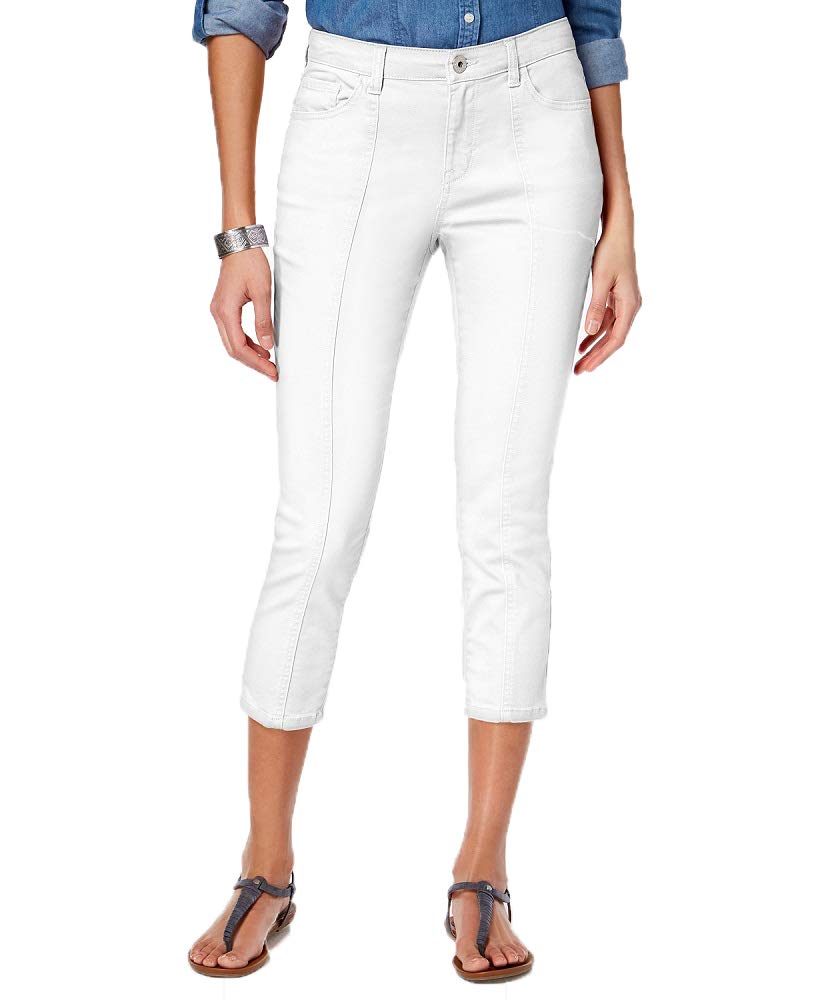 Style & Co Petite Front Seam Capri Jeans