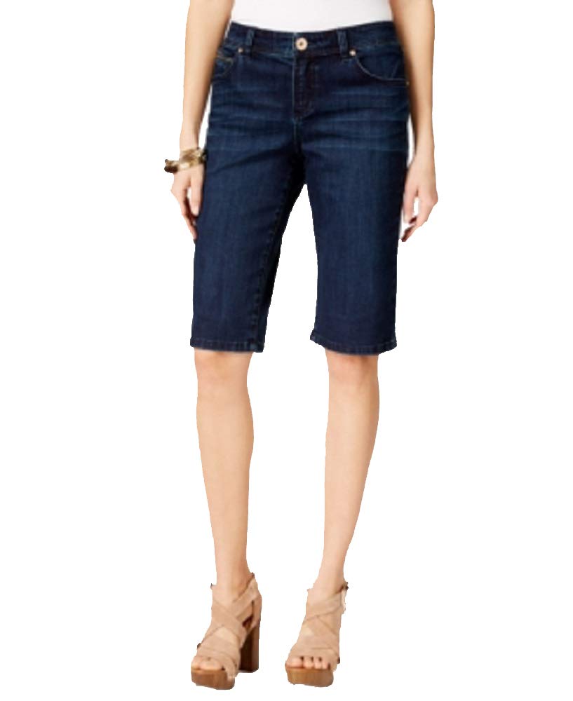 Inc International Concepts Curvy Denim Bermuda Shorts