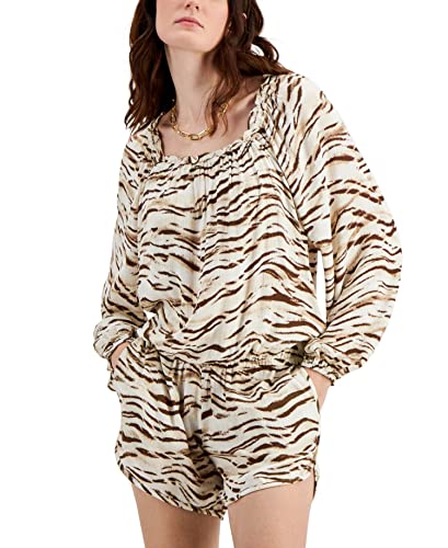 INC International Concepts Womens Square Neck Top