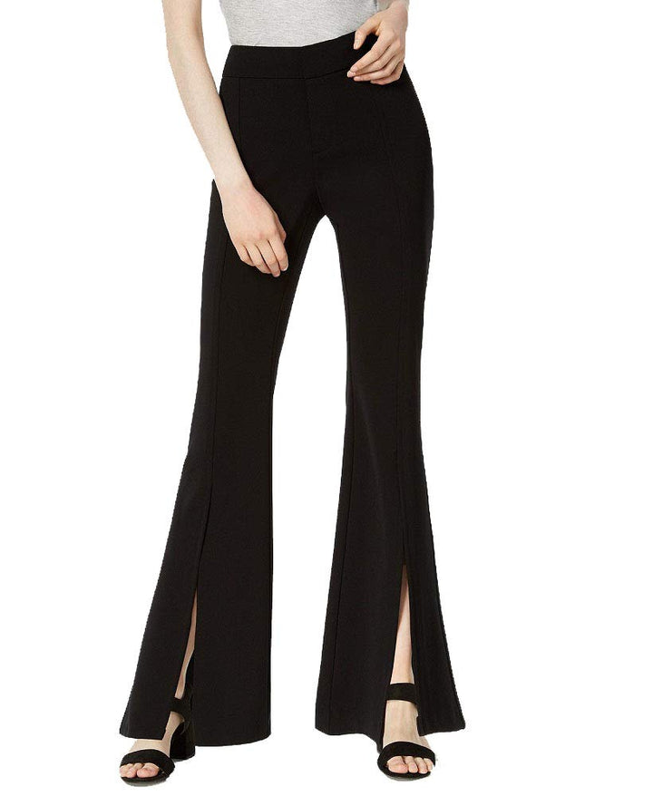 Bar III Split Front Flare Pants