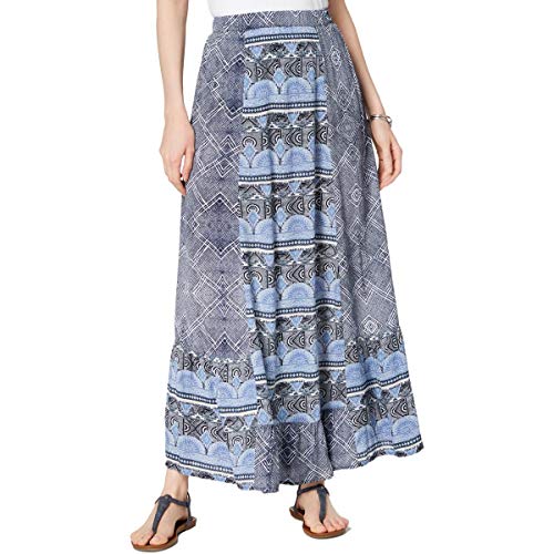 Style & Co Petite Mixed Print Maxi Skirt