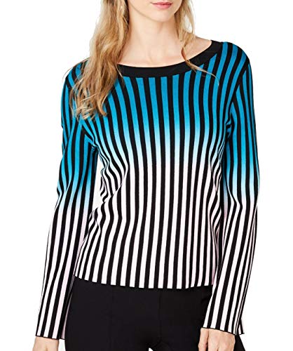 Ombre Stripe Pullover Sweater