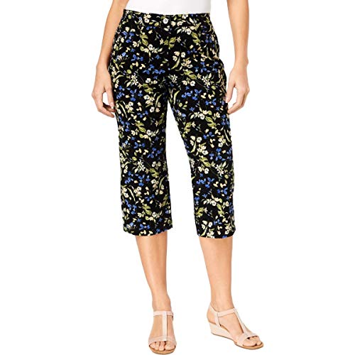 Karen Scott Floral Print Capri Pants