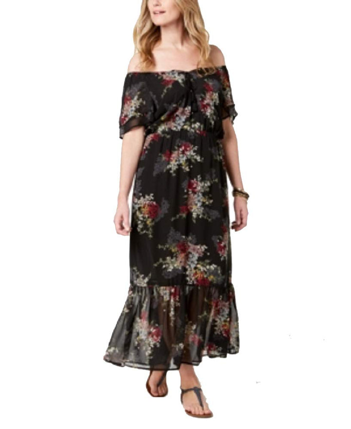 Style & Co Off The Shoulder Maxi Dress