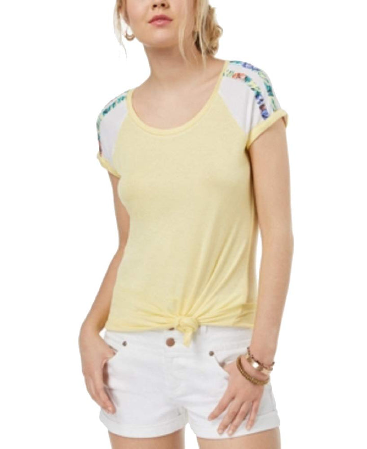 By Ikeddi Juniors' High-Low Football T-Shirt