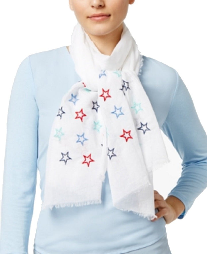 INC International Concepts Embroidered Stars Scarf
