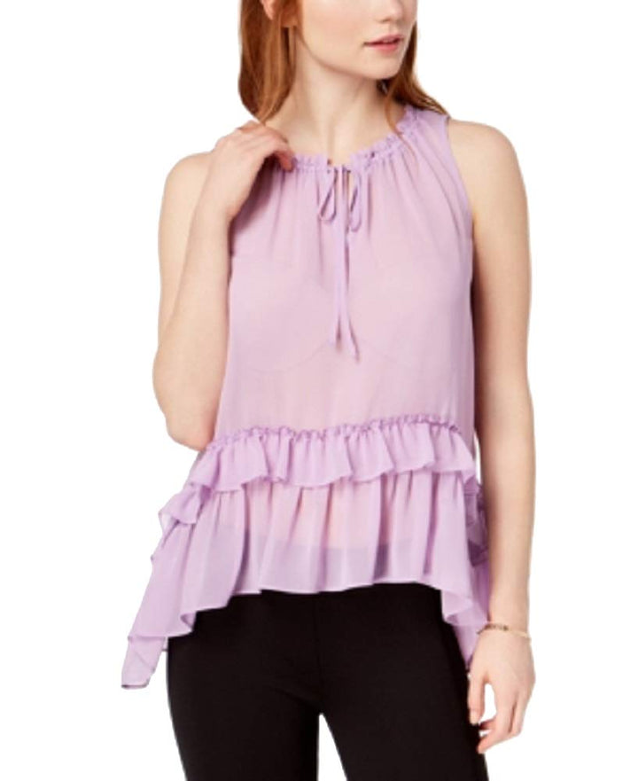 Ruffled High-Low Top