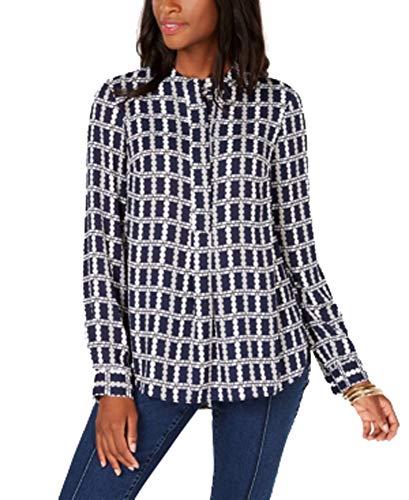 Charter Club Petite Printed Blouse