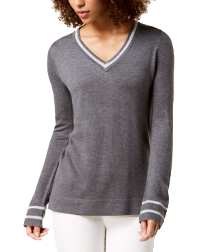 Metallic Trim Sweater