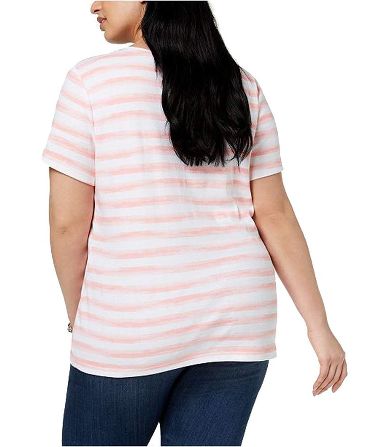 Karen Scott Plus Size Bicycle Graphic T-Shirt