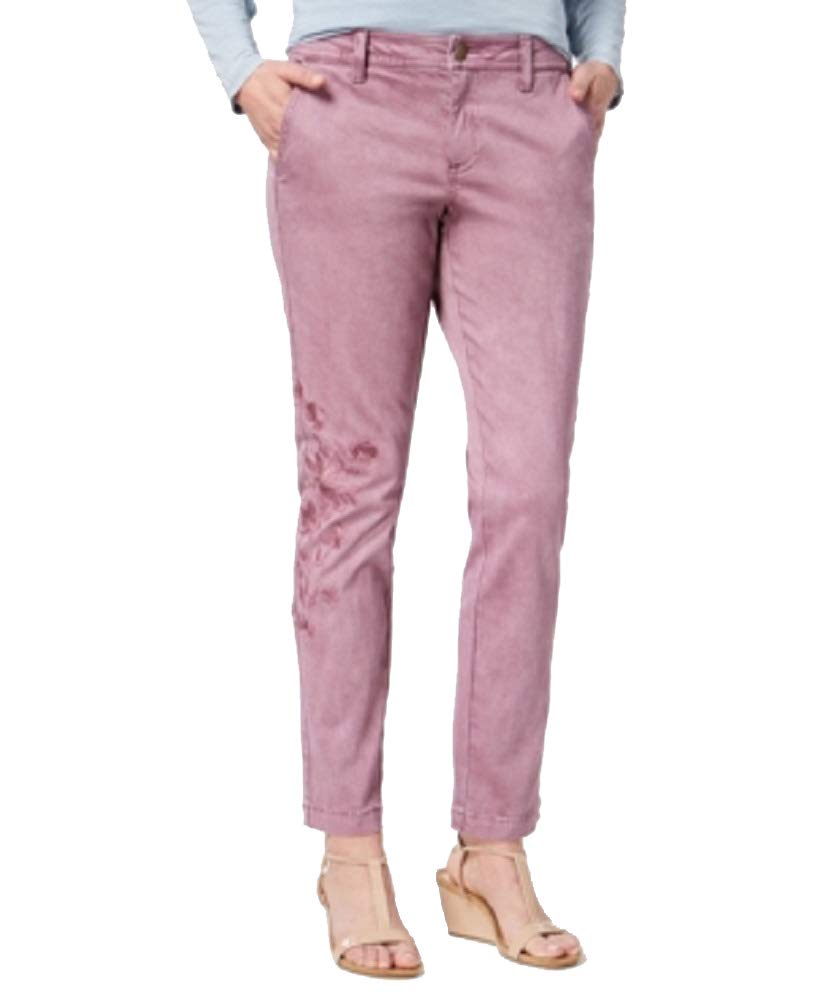 Style & Co Embroidered Skinny Pants