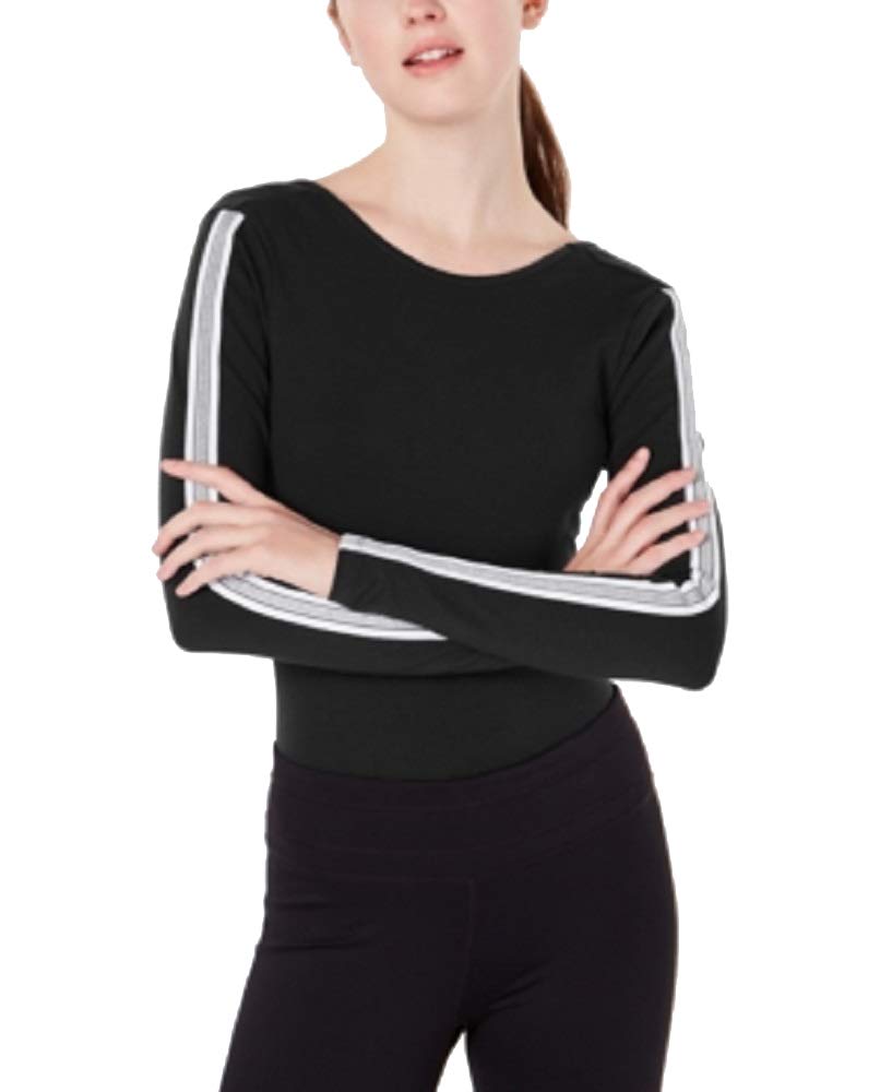 Active Juniors' Sporty Striped Bodysuit