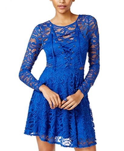 Material Girl Juniors Lace Fit Flare Dress