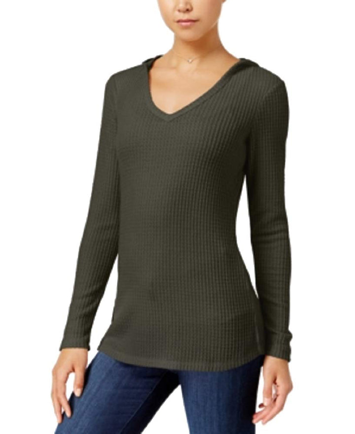 Ultra Flirt Juniors Thermal Hoodie Top