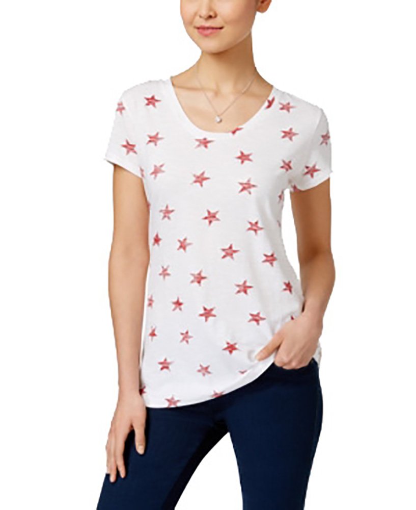 Style & Co Cotton Printed T-Shirt