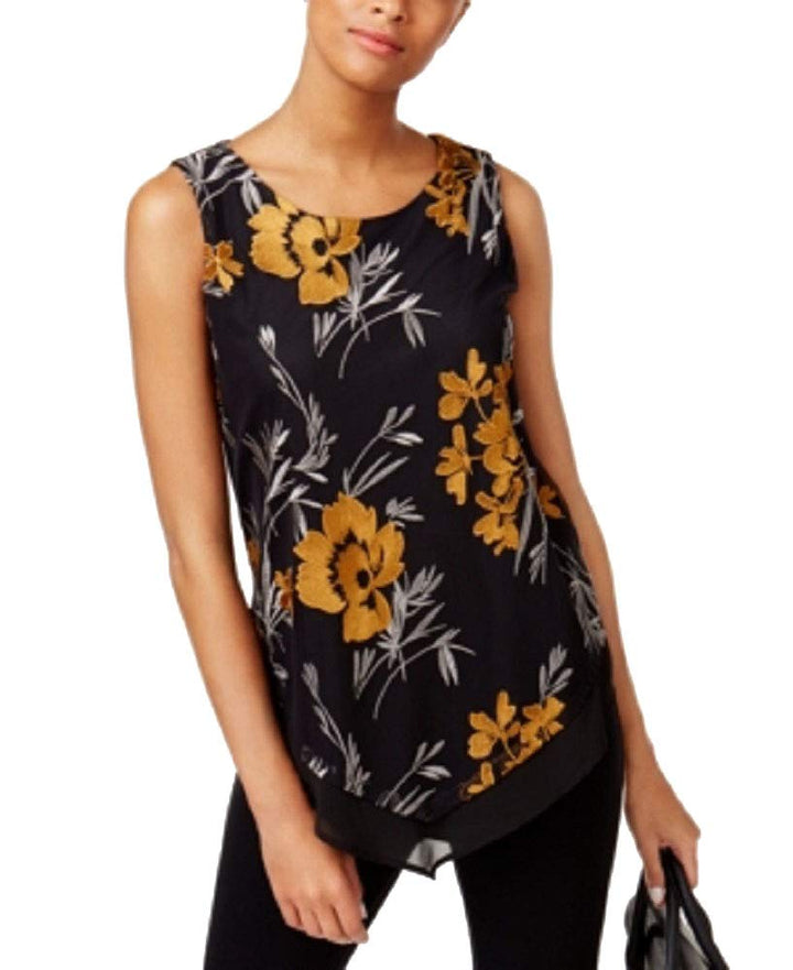 Alfani Embroidered Top