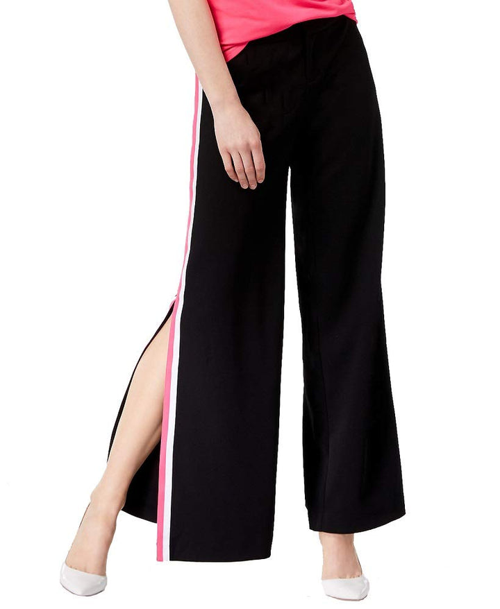 Petite Varsity Stripe Wide Leg Pants