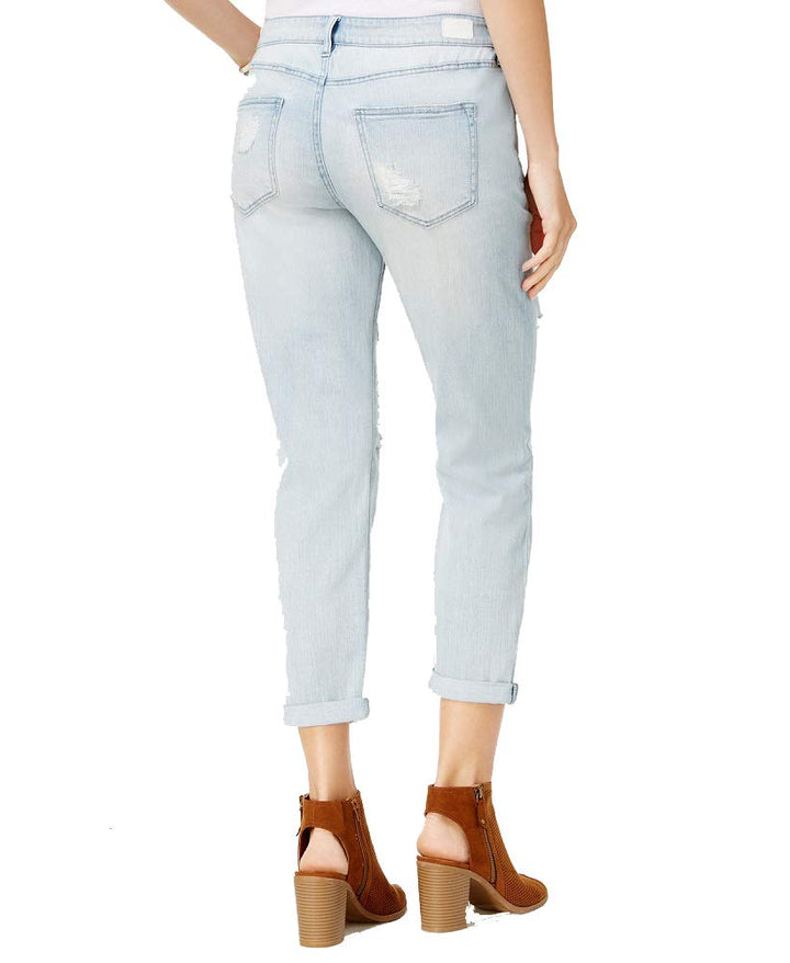 Celebrity Pink Juniors Ripped Boyfriend Jeans