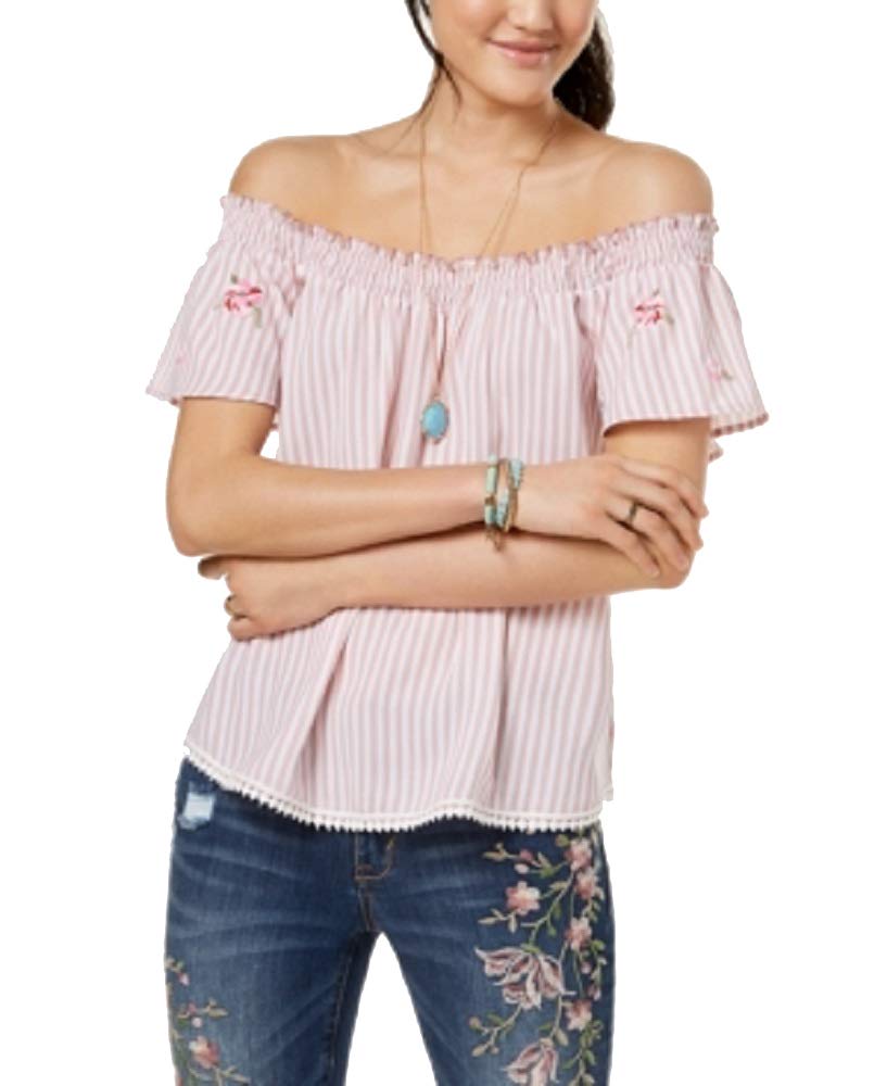Self Esteem Juniors Off The Shoulder Peasant Top