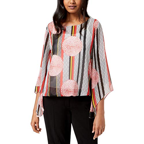 Alfani Angel Sleeve Blouson Top
