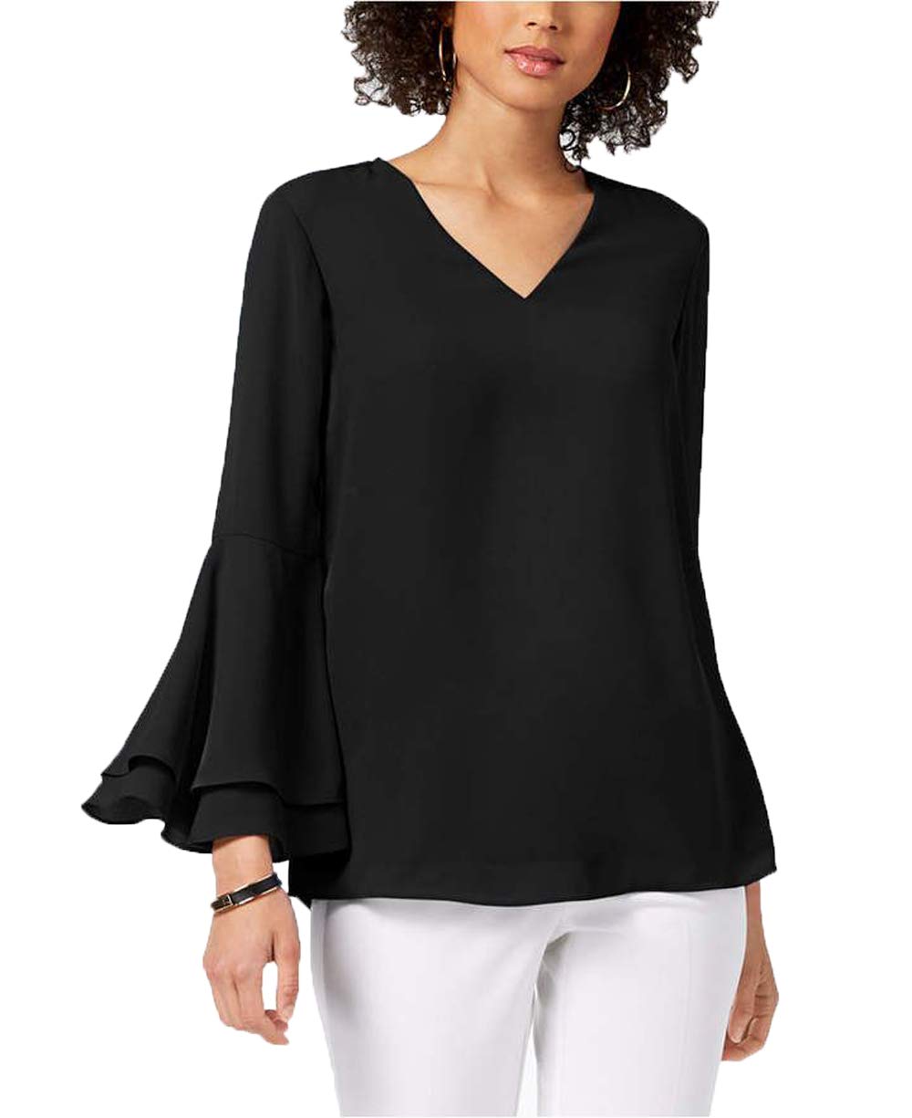 Bell-Sleeve Blouse
