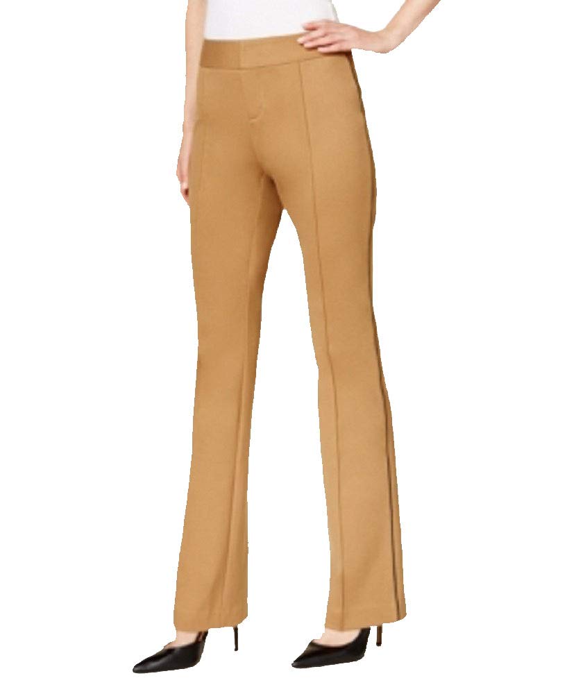 INC International Concepts Curvy Faux Leather Trim Pants