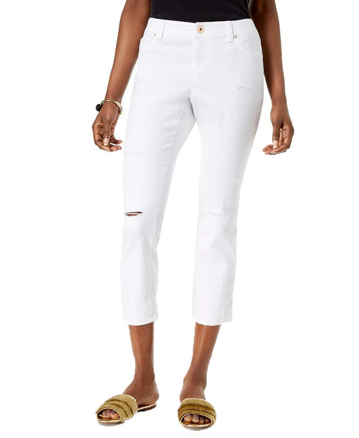 Ripped Cropped Jeans