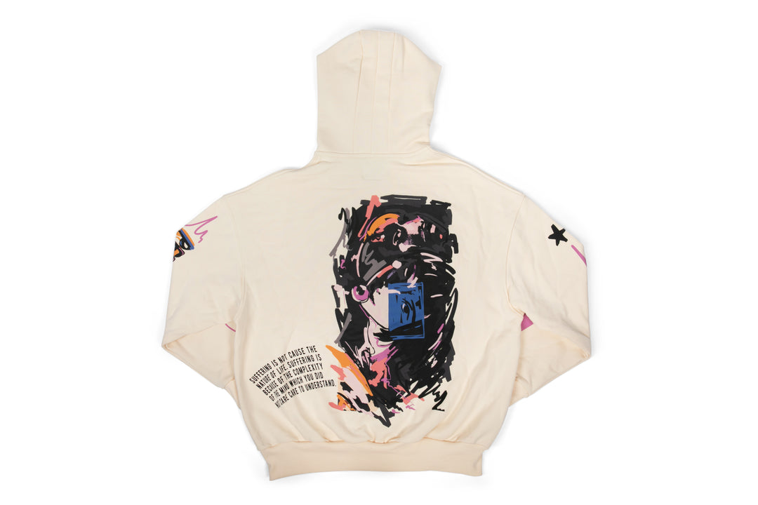 Dreamer Hoodie 540 GSM Oversized Luxury | Quad-Panel Hood & Ego-Dissolving Quote