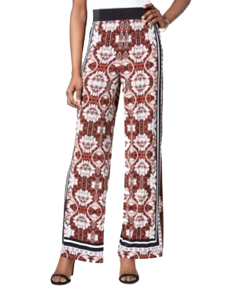 Printed Pull On Pants