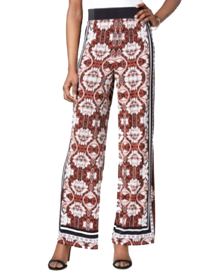 Printed Pull On Pants